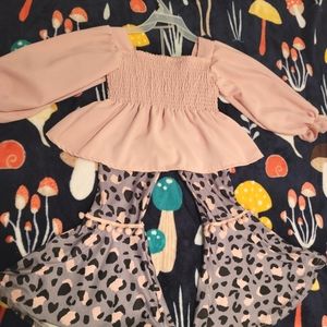 Girls "M" Boutique Leopard/Pink Outfit 💕